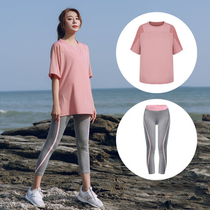 Plus Size Women's Yoga Set for Gym & Running