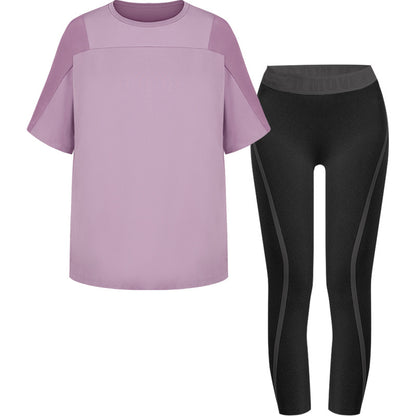 Plus Size Women's Yoga Set for Gym & Running