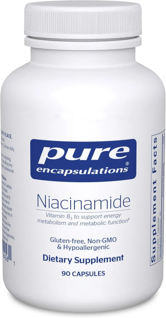 Pure Encapsulations Niacinamide Vitamin B3 Supplement