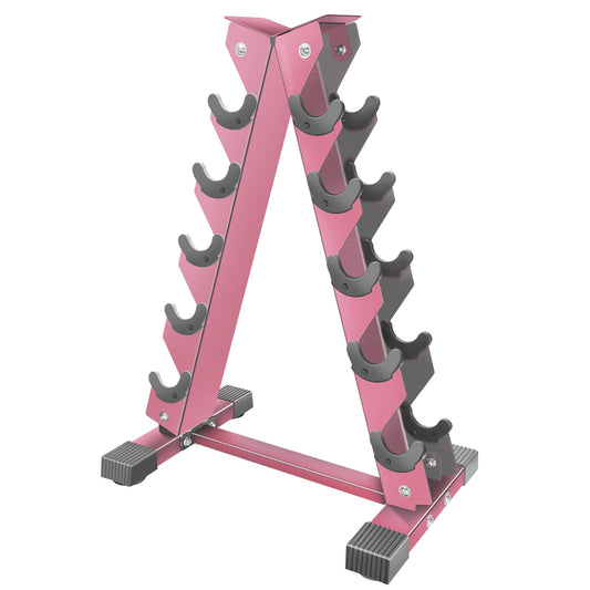 Dumbbell Rack Stand Only Weight Rack for Dumbbells Compact A-Frame Home Gym Space Saver