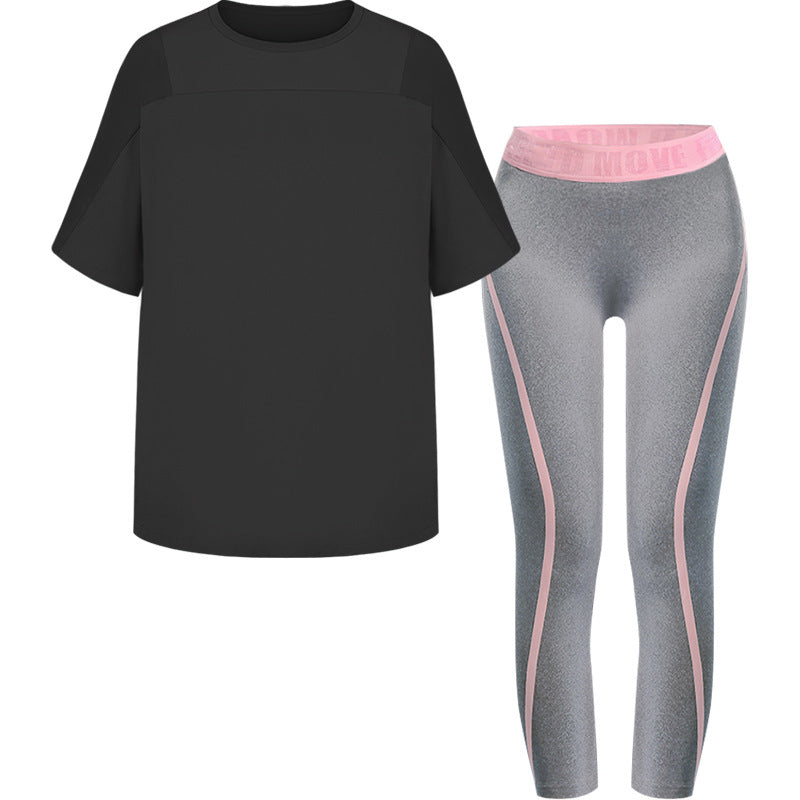 Plus Size Women's Yoga Set for Gym & Running