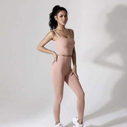 Sports Bra and Yoga Outfit - Two Piece Set