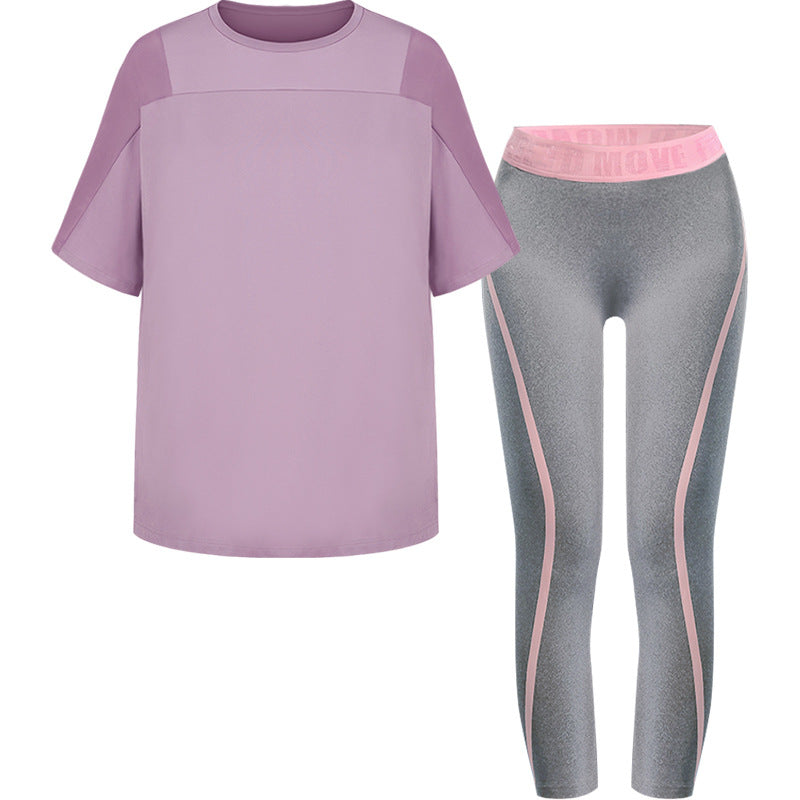 Plus Size Women's Yoga Set for Gym & Running