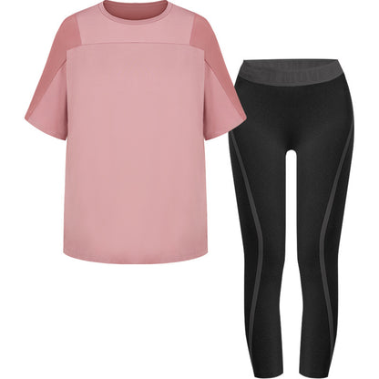 Plus Size Women's Yoga Set for Gym & Running