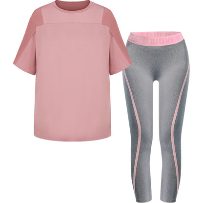 Plus Size Women's Yoga Set for Gym & Running